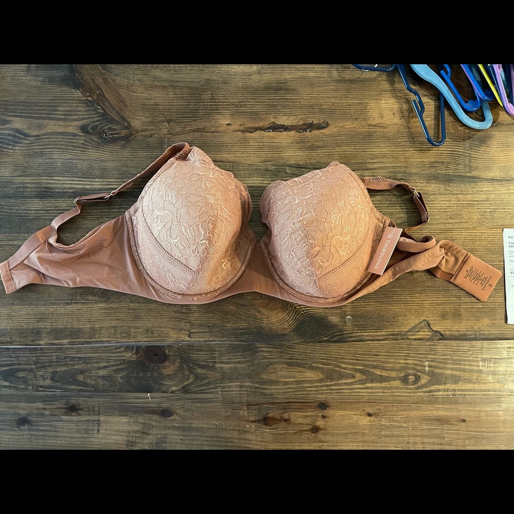Third love lace plunge bra. Size 42F. NWT. Perfect condition.